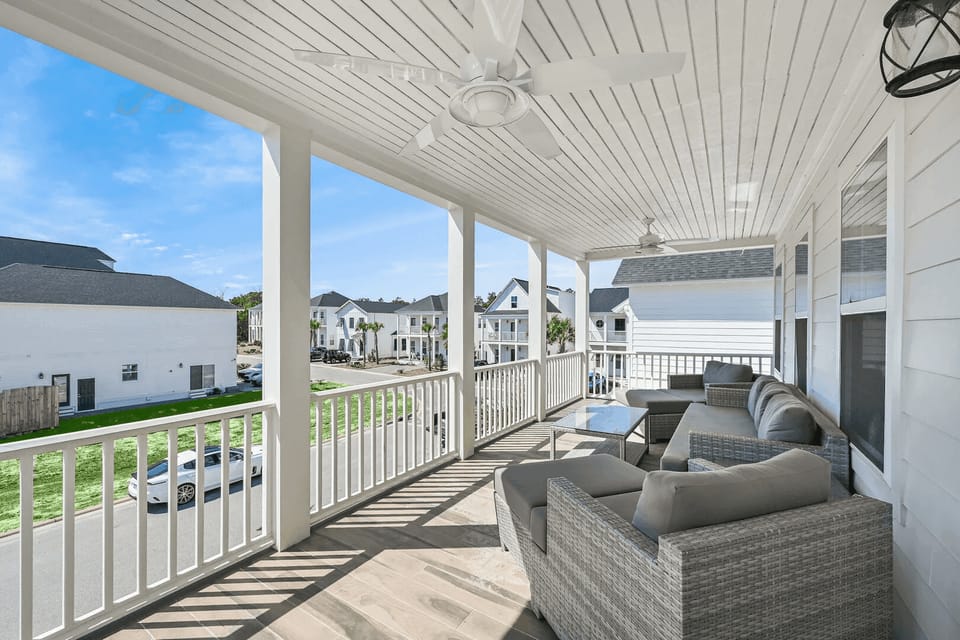 Bask in the fresh air and views from your balcony.