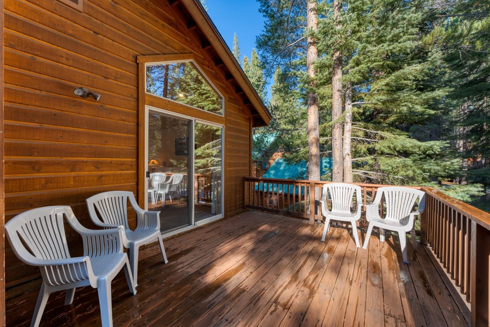 Spacious deck.