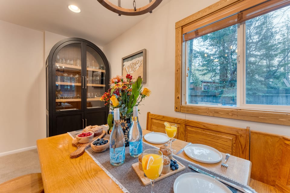 Dining table.