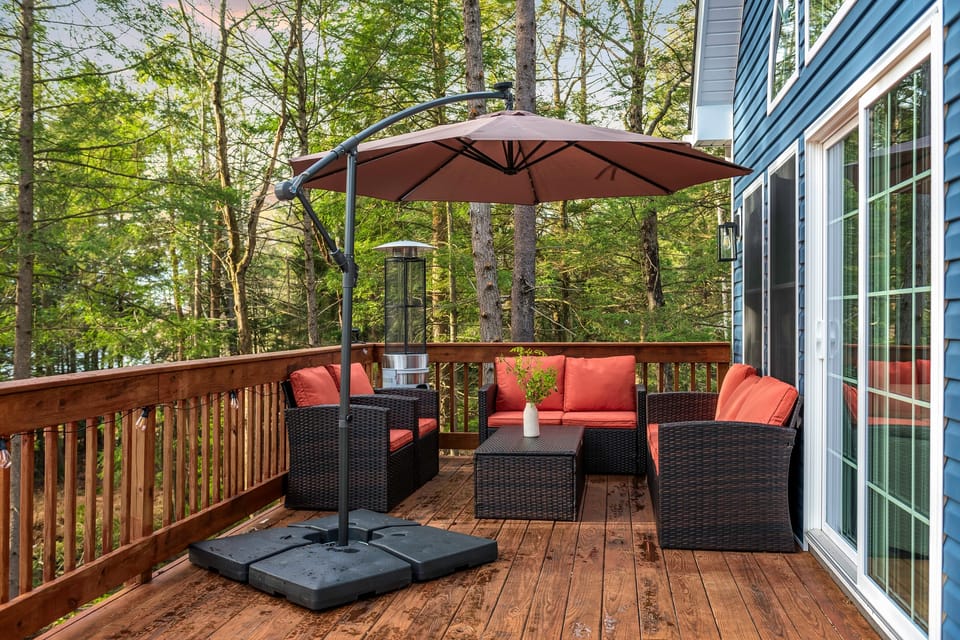 Balcony seating.