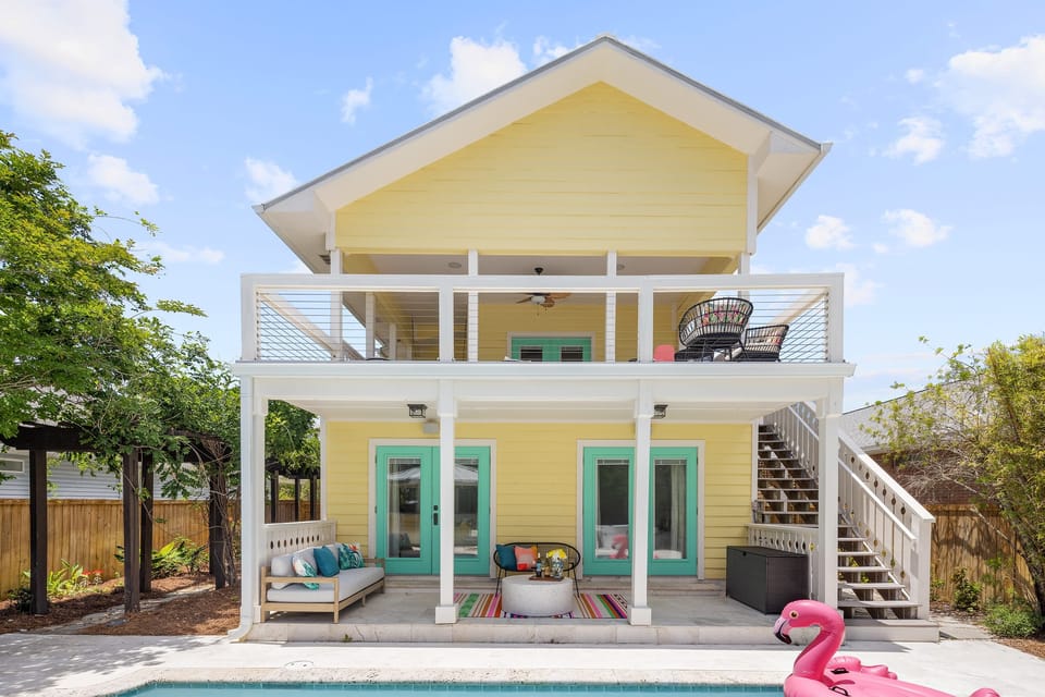 Backyard goals - Cabana, pool, hot tub, and fun!