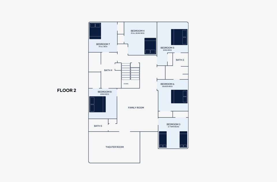 Floor 2 layout.