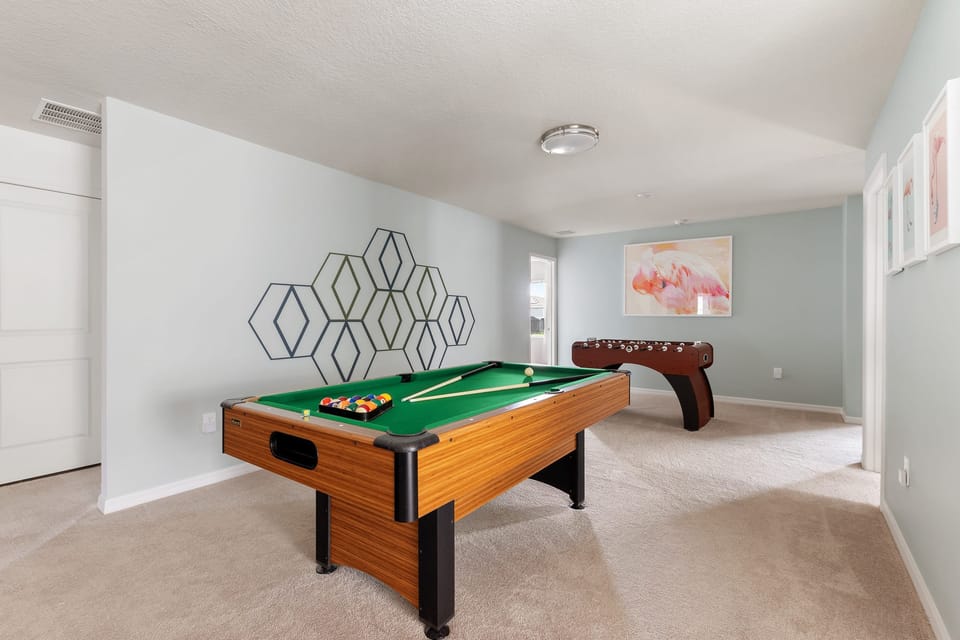 Rack 'em up and enjoy a classic game of pool.