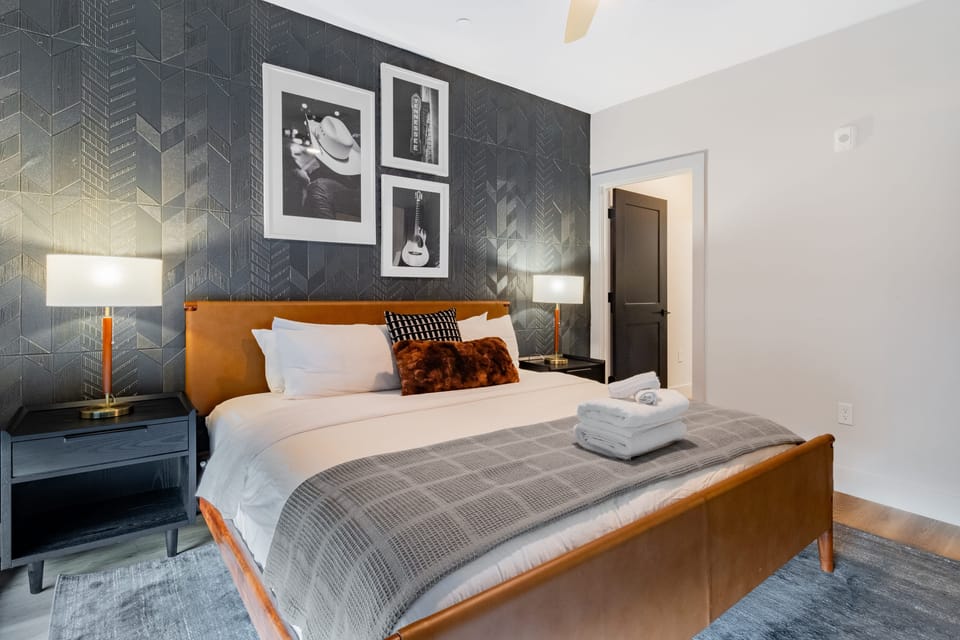 Comfortable bedrooms.