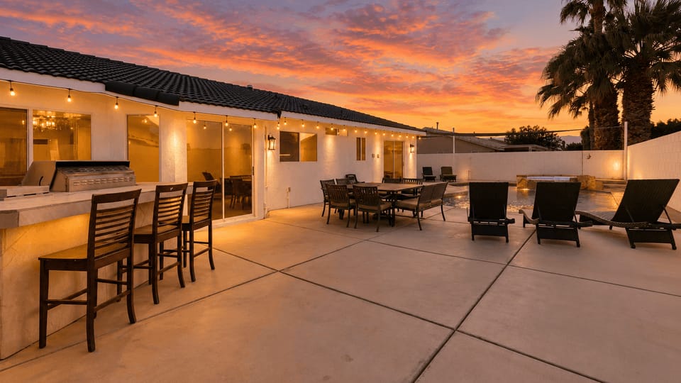 Plenty of space to hang out and entertain.