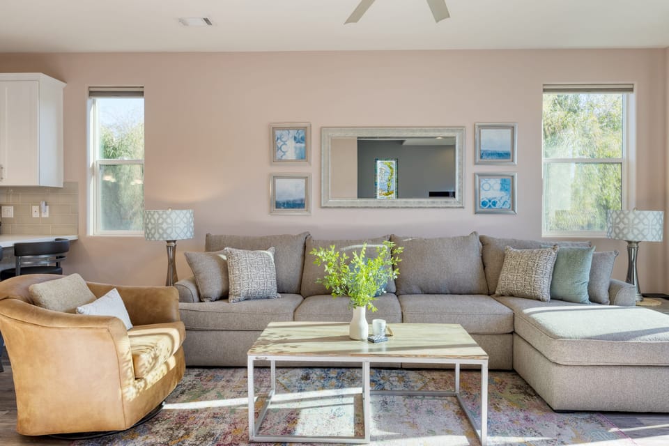 Comfortable seating.