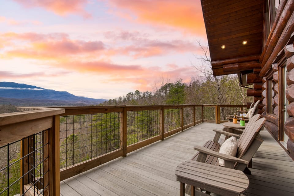 Mountain views.