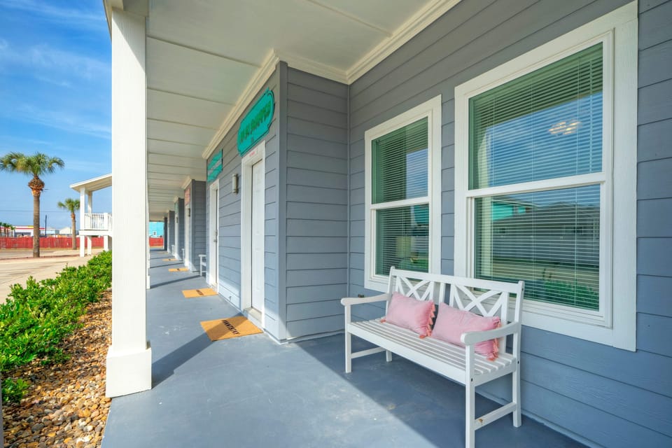 Outdoor seating is perfect for a lazy afternoon or morning coffee.