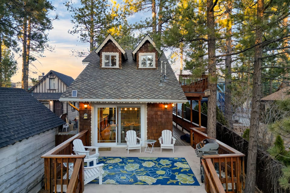 Fire up the BBQ grill on the deck and enjoy delicious outdoor meals with a view!