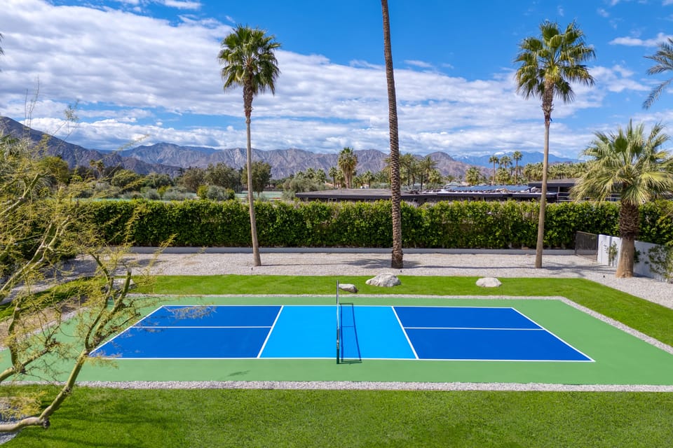 Play a game on the pickleball court. (Polo Villa 4)