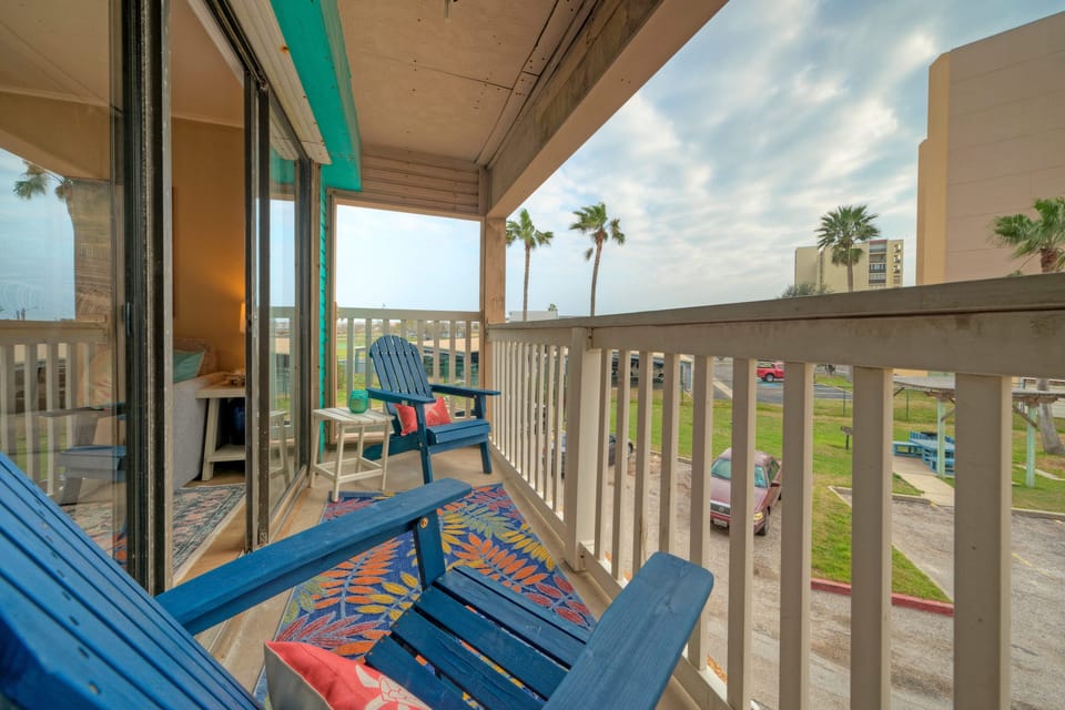 Enjoy serene ocean views from your private balcony.