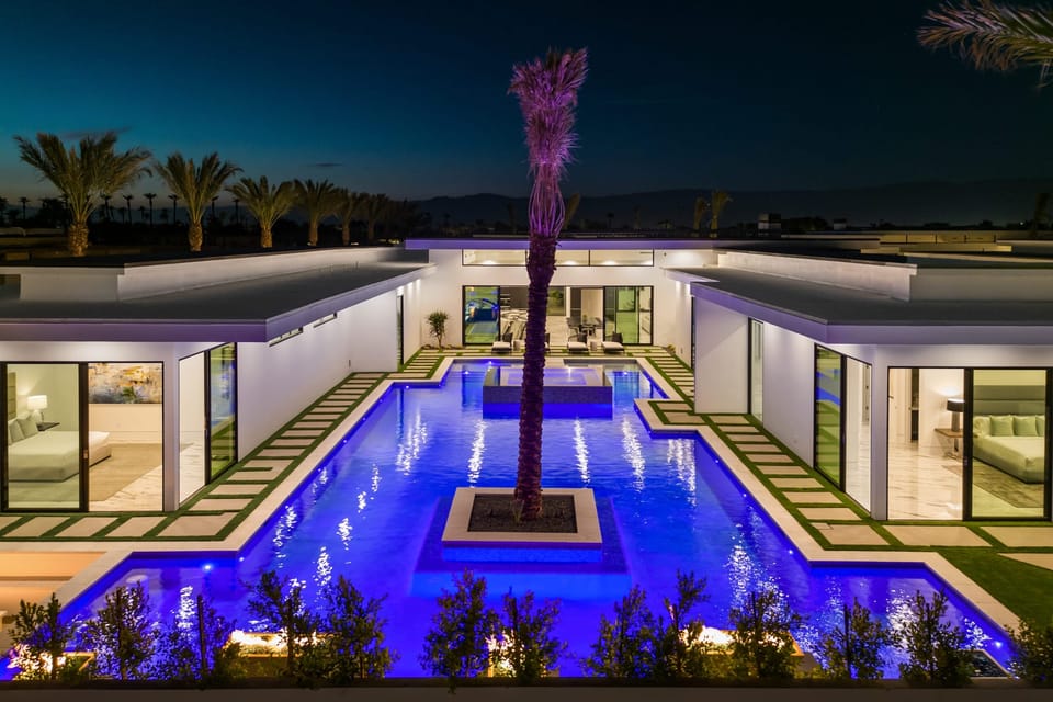 Located just outside La Quinta, across from the Madison Club & Hideaway Golf Club.