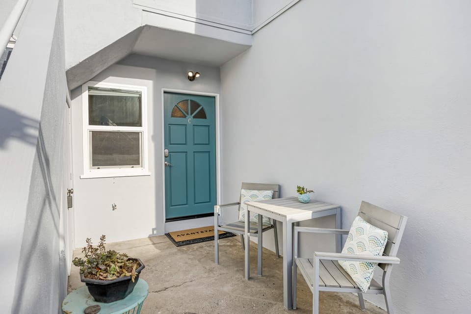Includes a mini fridge, microwave, toaster, and coffee maker for added convenience.