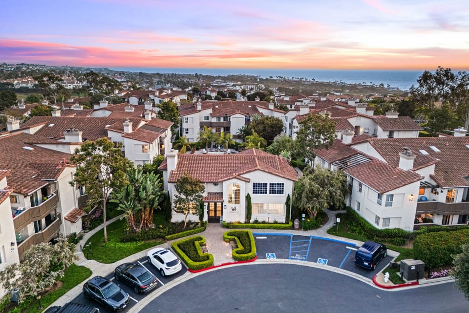 Aerial view of the community.