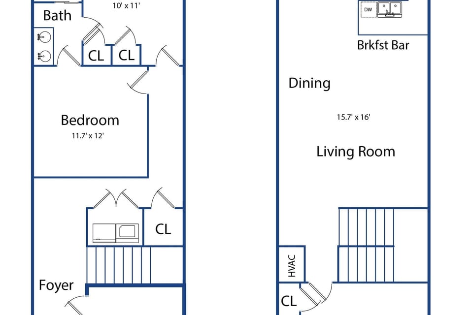 Floor plan. (Down the Shore)