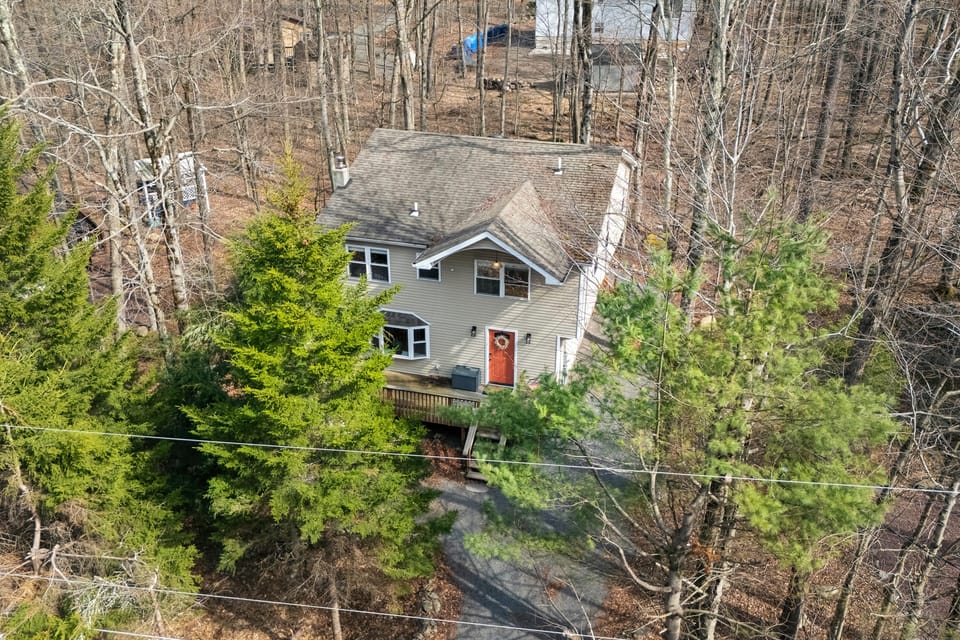 Bird's eye view of your getaway.