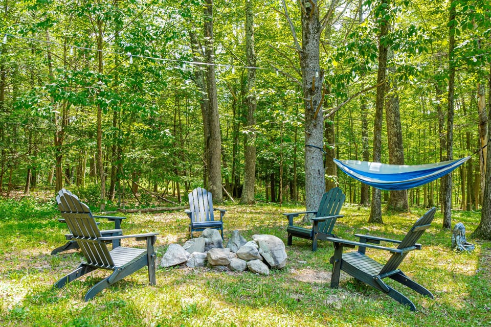 Relax by the firepit.
