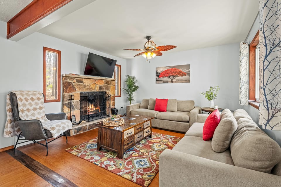 Bright and cozy spot to unwind.