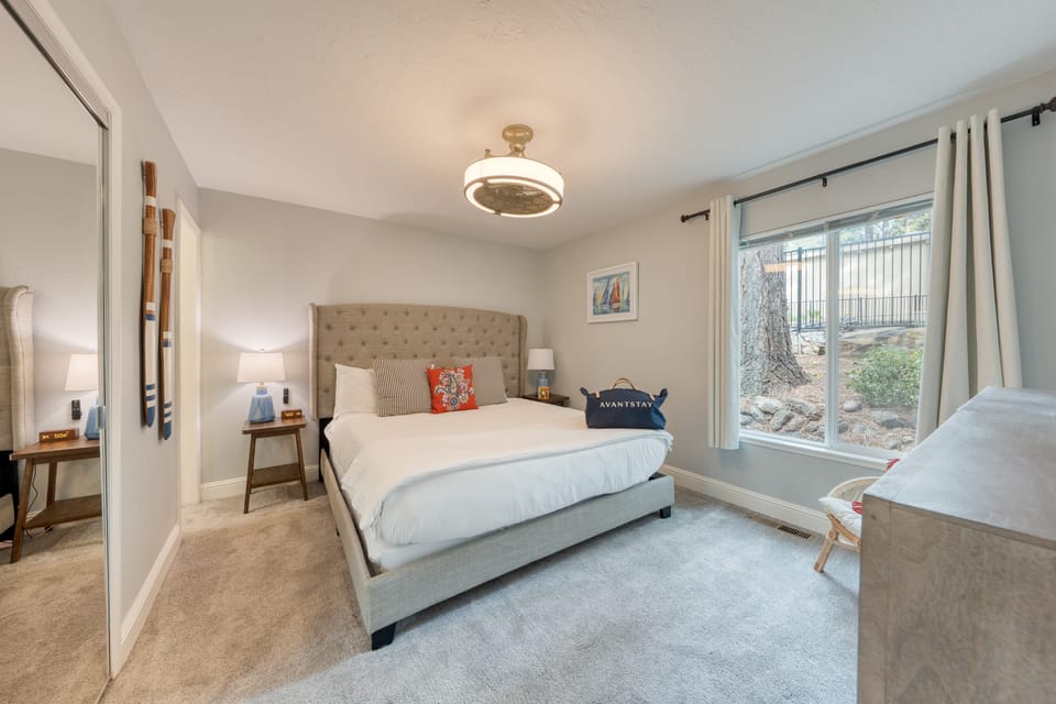 Cozy bedrooms.