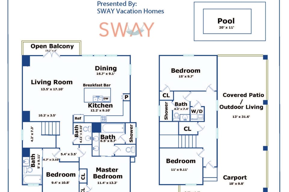 Floorplan. (Sea La Vie)