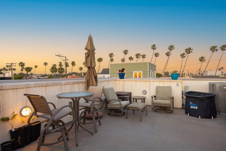 Perfect for dining or unwinding with ocean breezes and sunset skies.