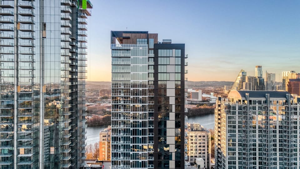 Luxury high-rise.