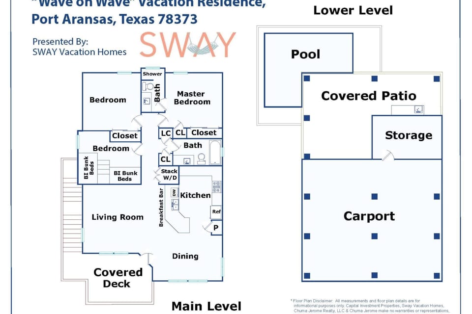Floor plan. (Wave on Wave)