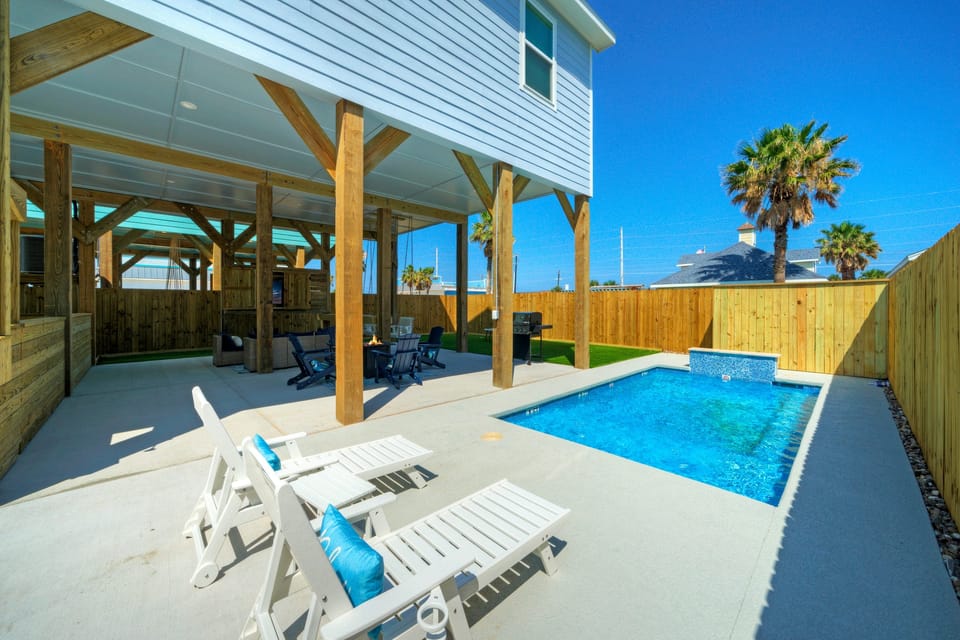 Soak up the sun in your private pool.