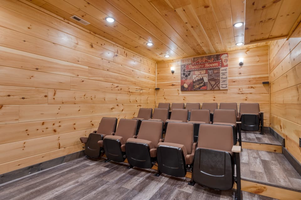 Theater room.