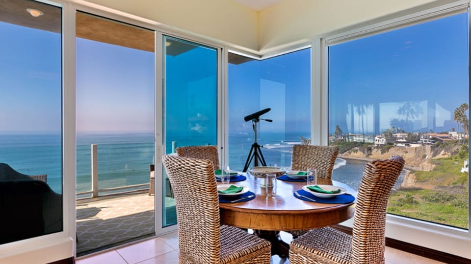 Dine with a view — the ocean is your backdrop.