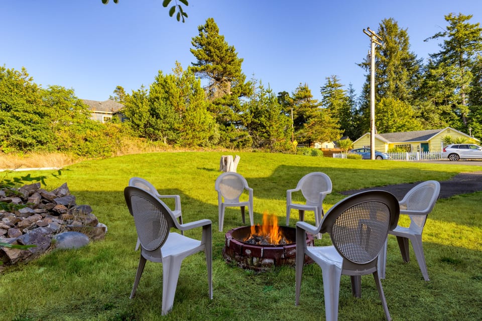Firepit area.