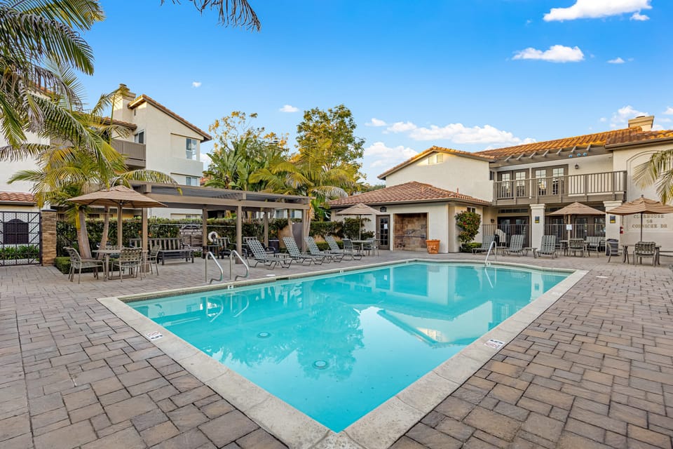 Communal heated pool.