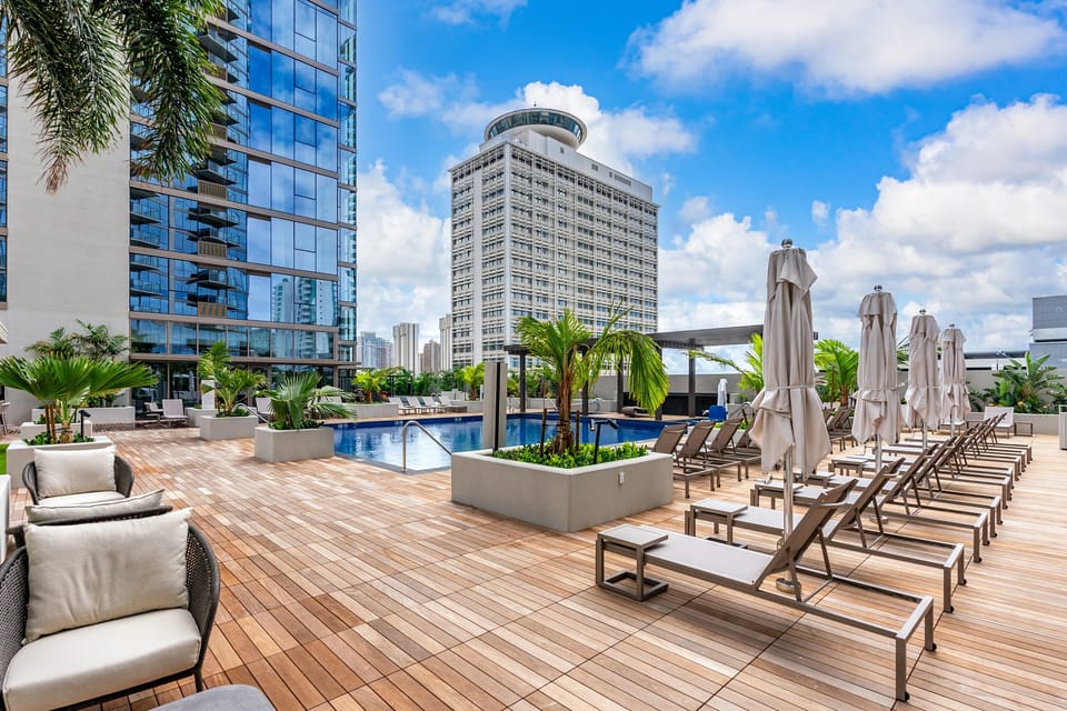 Ultimate relaxation with a sundeck perfect for unwinding.