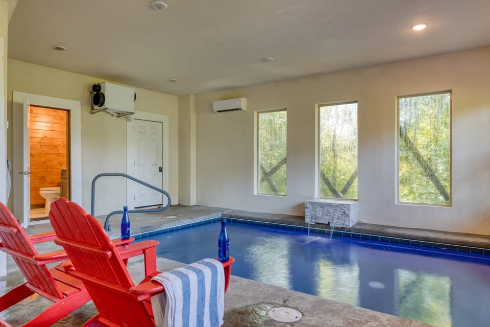 Indoor pool.