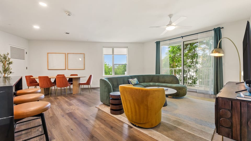 Private Balcony | Resort Pool, Terrace w/ Views, On-Site Dining | The Code by AvantStay Apartment in Austin