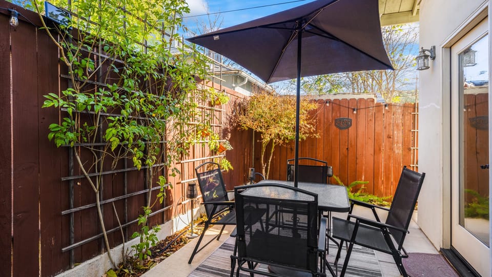 Private patio perfect for morning coffee or evening wine.