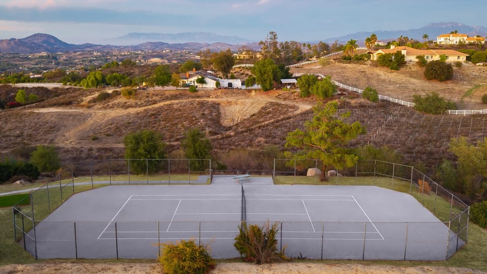 Tennis court.