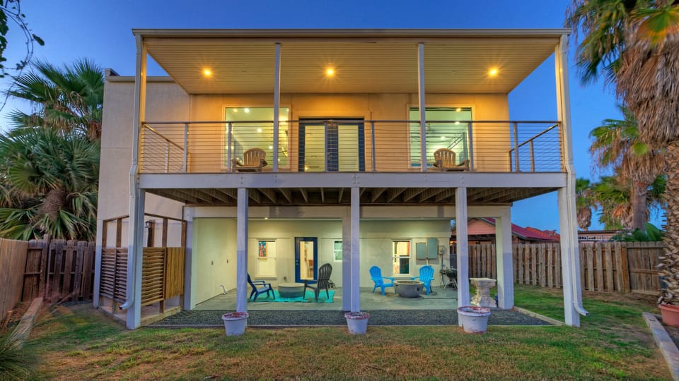 Outdoor living at its best, with a fire pit for evenings under the stars and balcony seating for breezy mornings.