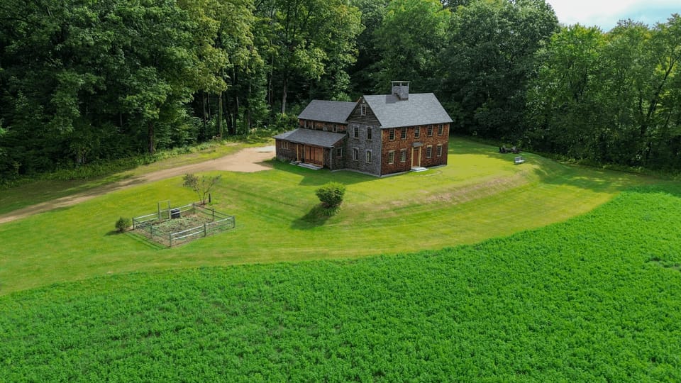 Spacious, lush yard.