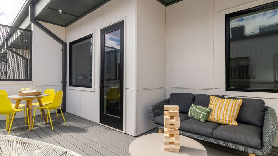 Outdoor living in style on your private balcony.