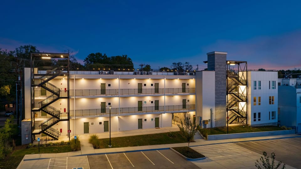 Easy and convenient parking area.