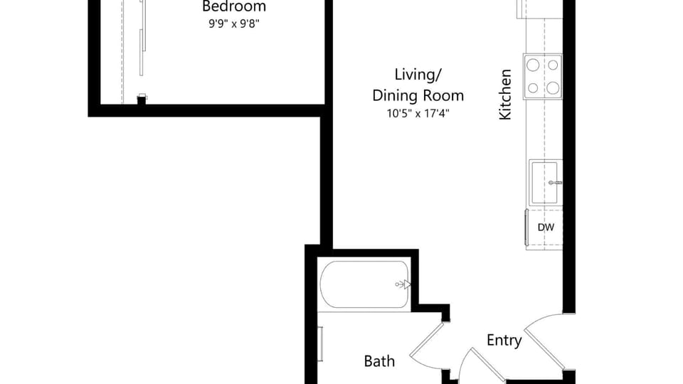 Unit 403 - Floor Plan