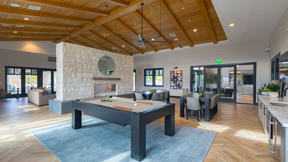 Challenge friends to a game of billiards in our stylish, well-equipped clubhouse.