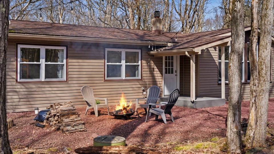 Large, wooded lot providing ultimate privacy and peace.