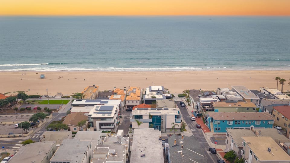 Enjoy the golden hour from your prime location nestled between the city and the sea.