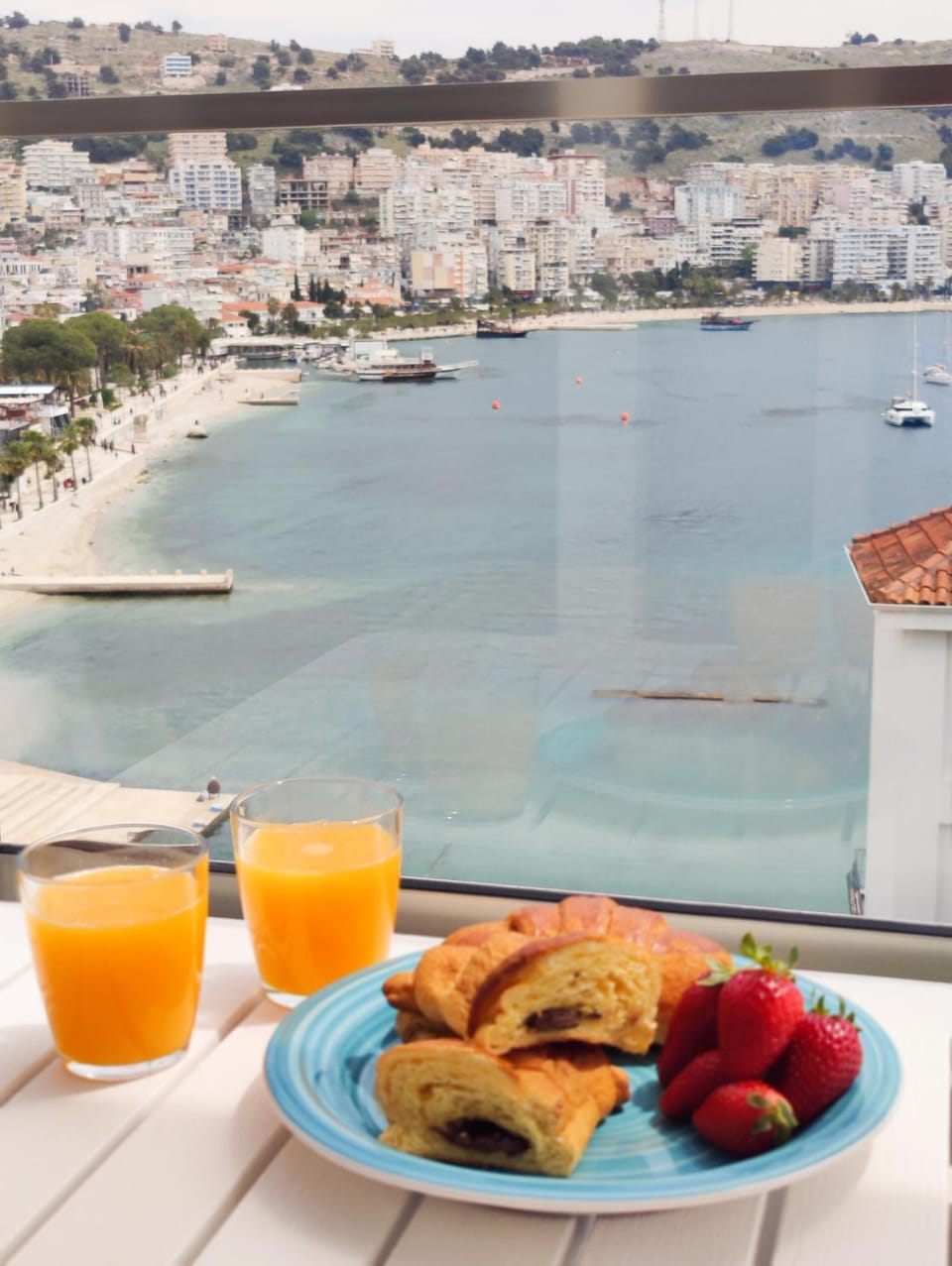 Beach, Food, City view, Sea view