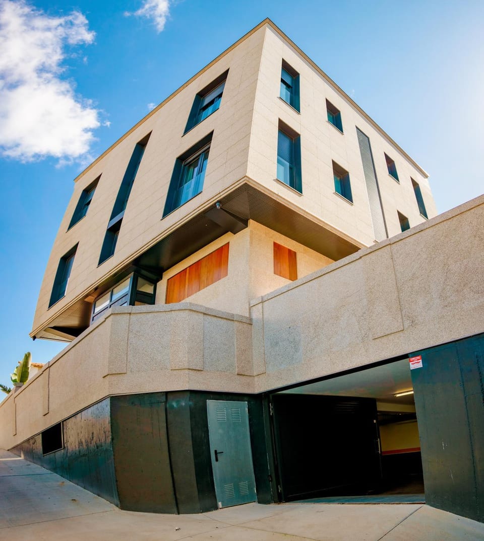 Property building, Day, Parking