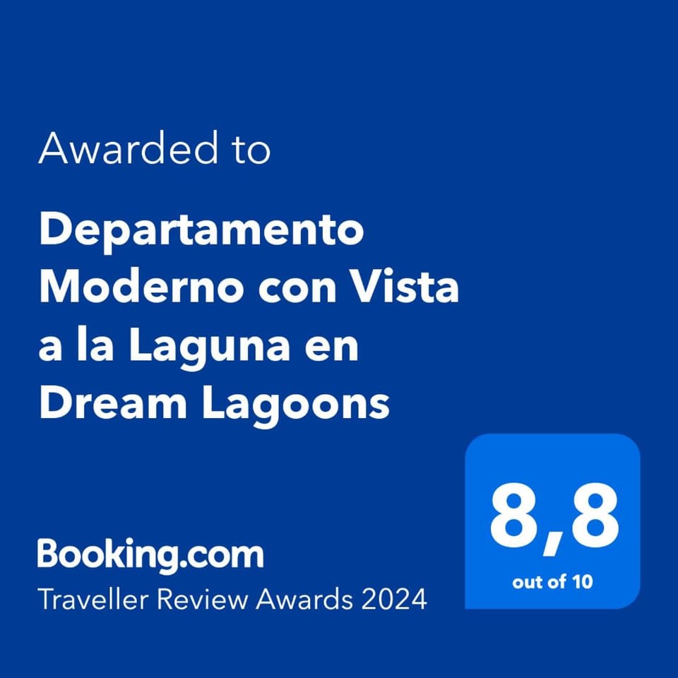Departamento Moderno con Vista a la Laguna en Dream Lagoons Apartment in Cancun