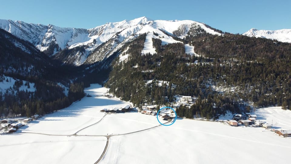 Natural landscape, Winter, Mountain view