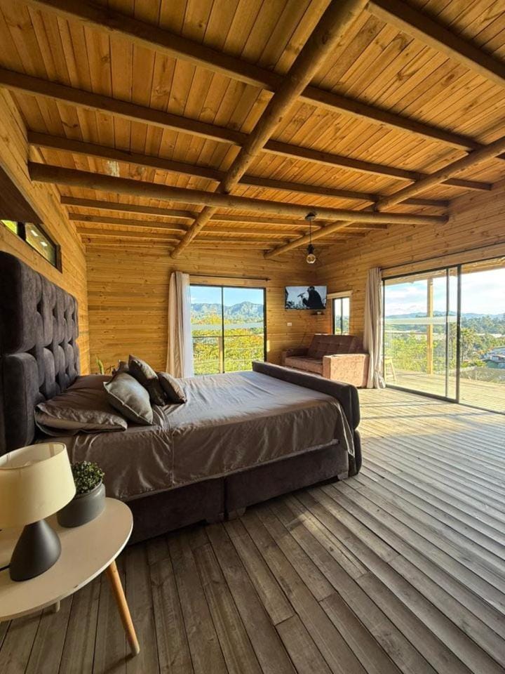 Communal lounge/ TV room, Bed, TV and multimedia, View (from property/room), Photo of the whole room, Bedroom